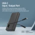 Promate Bolt-20Pro 20000Mah Slim Power Bank with Dual USB Ports, Safe Adaptive Charging